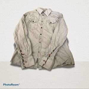 No Excess Dutch origin button‎ down long sleeve dress shirt